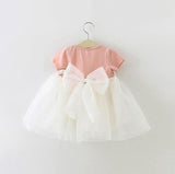 HE Hello Enjoy Baby Girl Dress 1 year birthday dress lace infant baptism vestido infantil bowknot princess wedding dress