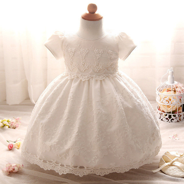 Baby Girl Dress Tutu Lace Princess Girls Clothes Flowers Toddler Girl Christening Gown Baby Dresses For Party Birthday Wedding